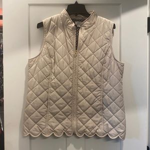 Womens cream vest